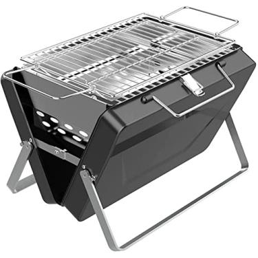 Imagem de Churrasqueira a gás a carvão portátil para casa, mala, fogão, churrasqueira, dobrável, acampamento, piquenique, cozinha, churrasqueira, ferramenta de cozinha