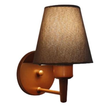 Imagem de Arandela Parede Vivare Md-2004 Cobre Cúpula Em Tecido - Bivolt 2004-cbcq 127-220v