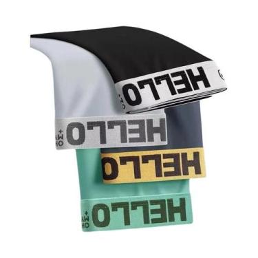 Imagem de Cuecas Boxer Masculinas De Seda Gelada 4 Peças Respiráveis Finas Sensu