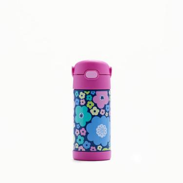 Imagem de Garrafa Térmica Infantil Funtainer F410 Flores Thermos 355ml