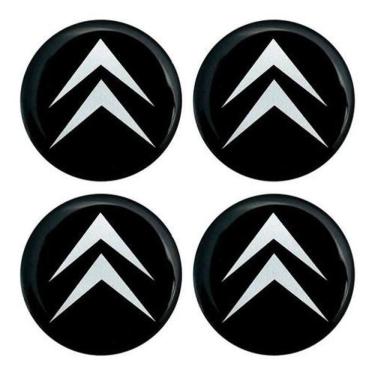 Imagem de 4 Emblema Resinado Centro Calota Aro Aro 14 15 Citroen C3 C4