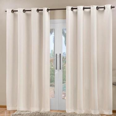 Imagem de Cortina Blackout em Tecido Prime 2,70 m x 2,30 m - RT MAGAZINE, Bege