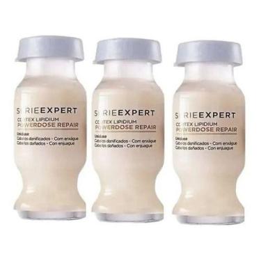 Imagem de Kit L'oréal Powerdose Repair Cortex Lipidium - Amps 3x10ml