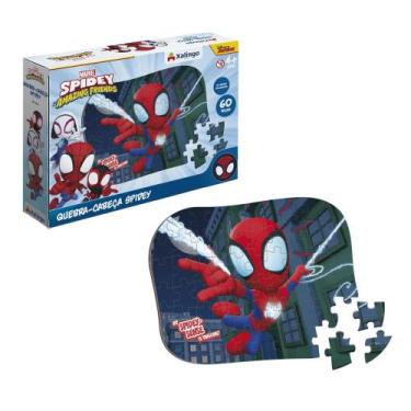 Imagem de Jogo Spidey Quebra Cabeça Infantil Brinquedo Montessori