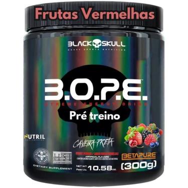 Imagem de Pré Treino BOPE Black Skull 300g B.O.P.E. Explosão de Energia e Performance Musculação-Unissex