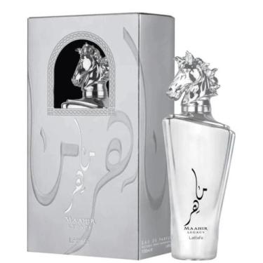 Imagem de Perfume Lattafa Maahir Edp 100Ml Fixação 10H+ - Mdm