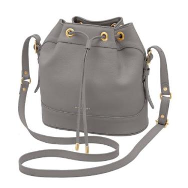 Imagem de Bolsa Bucket Transversal Couro Bovino Legítimo Mariart Chia