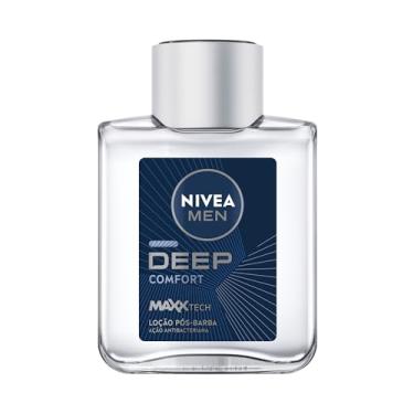 Imagem de NIVEA MEN Deep Comfort Loção Pós-Barba 100ml, Hidrata e Acalma, Alívio Imediato, Previne Irritações, Ação Antibacteriana, Pele Confortável