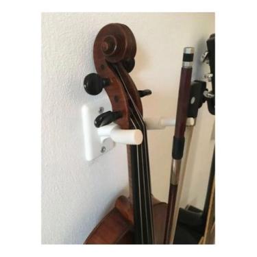 Imagem de Suporte De Parede Para Violino Viola - RPD INDSUTRIAL, Branco