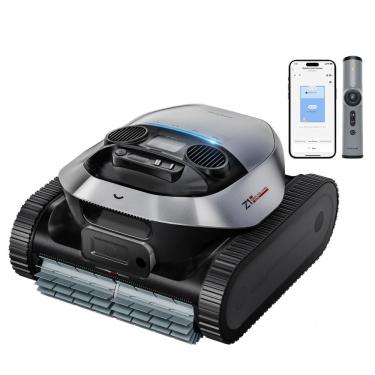 Imagem de Aspirador Robótico para Piscina DREAME Z1 Pro Prata Haze, Limpeza 4 em 1 com Controle LiFi, Navegação Inteligente, Bateria 9600mAh