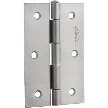 Imagem de Dobradiça Para Porta 2.1/2" Aço Carbono Polido Vonder