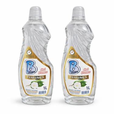 Imagem de Kit 2 Limpadores Perfumados Cha Branco 1L Cheiro de Hotel Luxo - Barba