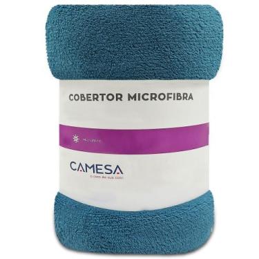 Imagem de Manta Casal 180x220cm Microfibra Soft Macia Fleece Camesa, VERDE ESCUR