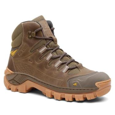 Imagem de Bota Coturno Masculino Aventura Tática Kansas - Via Livre, Marrom, 40
