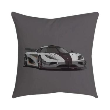Imagem de Capa De Almofada Com Padrão De Carro Esportivo, 45cm X 45cm, Para Casa