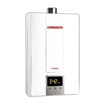 Imagem de Aquecedor a Gás Lorenzetti LZ 1600DE 16L Bivolt Exaustão Forçada GN ou