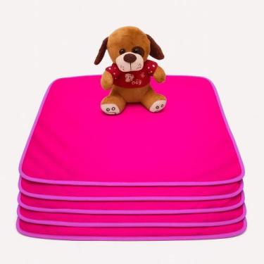 Imagem de Kit 6 Tapetes Higiênicos Laváveis 70x50cm Super Absorventes até 200 La