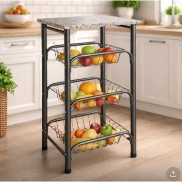 Imagem de Fruteira Preta c Pedra - Ao Coelho