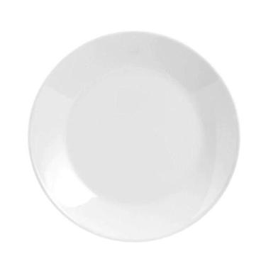 Imagem de Prato De Sobremesa De Vidro 20cm Branco Classic Em Casa Tem