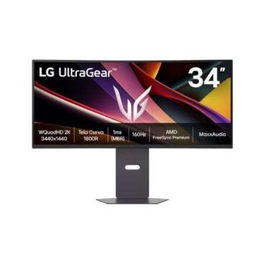 Imagem de Monitor Gamer LG Ultragear Curvo 34g600a-b Preto 127/220v