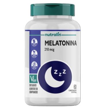Imagem de Melatonina 210Mcg 60 Comprimidos - Nutralin-Unissex