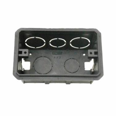 Imagem de Caixa de Luz Romazi 4x2" Preto - 3004