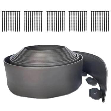 Imagem de maebeacae Bordas De Jardim 33 Pés, 4 Pol. Altura Com 30 Pontas, Kit Flexível Para Grama...
