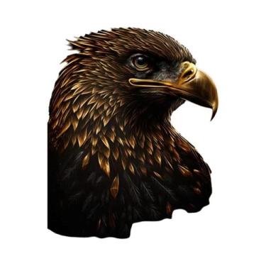 Imagem de Pinturas Em Tela De Animais Leão E Tigre Em Preto E Dourado, Arte De P