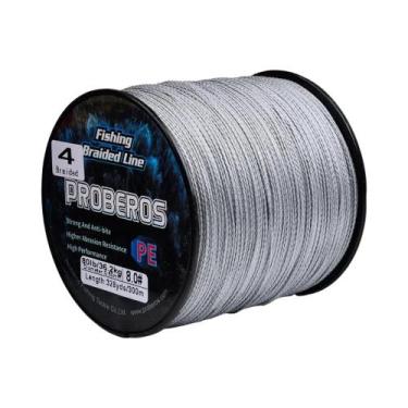 Imagem de Linha De Pesca Trançada PROBEROS 300M Com 4 Fios, Multifilamento Duráv