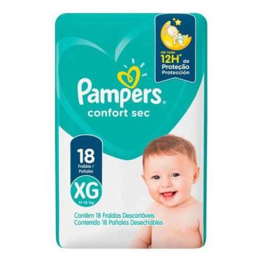 Imagem de FRALDA PAMPERS CONFORT SEC JUMBO XG/18un