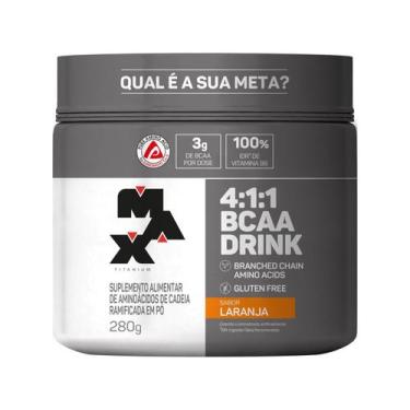 Imagem de BCAA 4:1:1 Drink 280g - Max Titanium, 1 Unidade, 280g, 280g, Sem Sabor