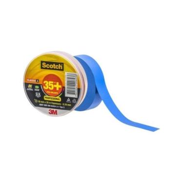 Imagem de Fita Isolante 19x20m Scotch 35+ Azul 3m