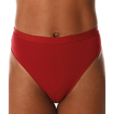 Imagem de Calcinha Demillus 26826 Pele De Seda Plus Size Poliamida, EG, Carmim