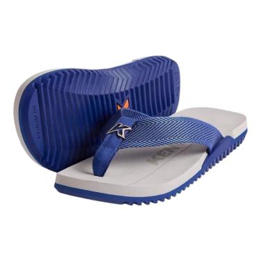 Imagem de Chinelo Kenner Nk6 Masculino Cinza e Azul-Masculino