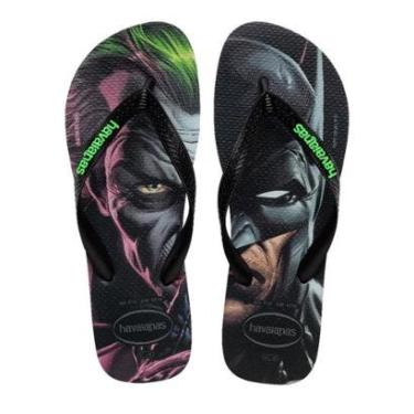 Imagem de Chinelo Masculino Havaianas Top Heróis DC Preto/verde-Masculino