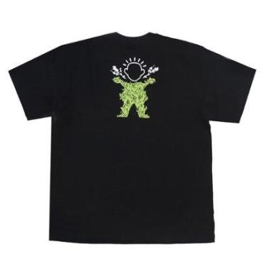 Imagem de Camiseta Grizzly X Bem Bolado Fumaça Tee - Preto-Masculino