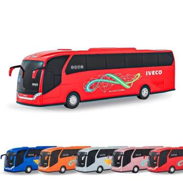 Imagem de Ônibus Busão Iveco 1:30 Presente Connection Carrinho - Usual Brinquedo