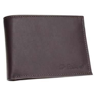 Imagem de Carteira Masculina Couro Fasolo Tradicional H062-033 Média, Marrom