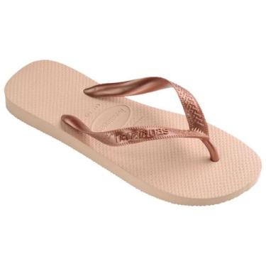 Imagem de Chinelo Havaianas Top Tiras Rosa, 33/34