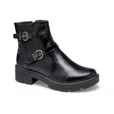 Imagem de Bota Coturno Dakota G9631 Feminino, Preto verniz, 37