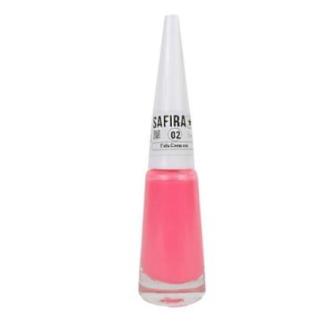 Imagem de Esmalte De Unha 7ml Fofa Cremoso Nº 02 Safira Cosméticos - SAFIRA COSM
