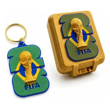 Imagem de Caixa Porta Figurinha Premium Copa Do Mundo 2026 Suporta 200 - TOP 3D 