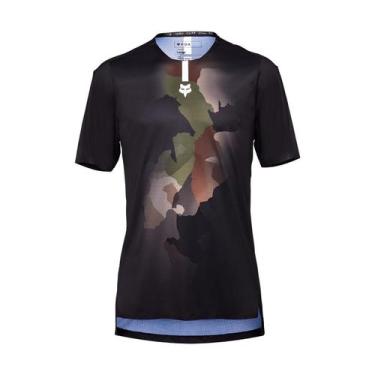 Imagem de Camisa Fox Bike Flexair Pro Ss Gm Verde, 3, Camo, Verde, 3G