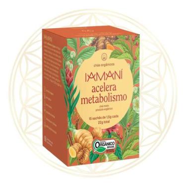 Imagem de Chá Orgânico Funcional Iamaní Acelera Metabolismo 15 sachês - Iamani