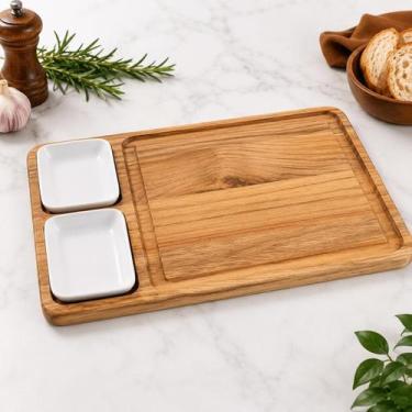 Imagem de Kit para Churrasco Tábua Cortar e Servir - Mod.01 - NetShop