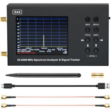 Imagem de Analisador de Espectro Pinaple SA6 6 GHz com Tela Sensível ao Toque de
