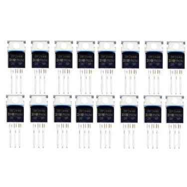 Imagem de Kit 16 Transistor Mosfet Irfz44n 55v 49a To-220 Original - Silangroup
