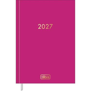 Imagem de Agenda Executiva Tilibra Napoli Costurada 13,4 X 19,2 cm 1 Unidade Rosa