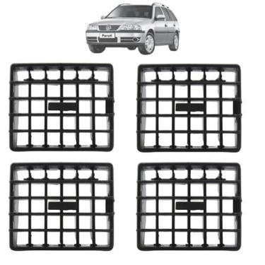 Imagem de Kit 4 Difusores Grade Saída Ar Gol Parati Saveiro G2 1995 A 2000 - NAT