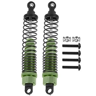 Imagem de Amortecedor de metal RC, amortecedor RC de 108 mm fácil de instalar para TRAXXAS SLASH 2WD(verde)